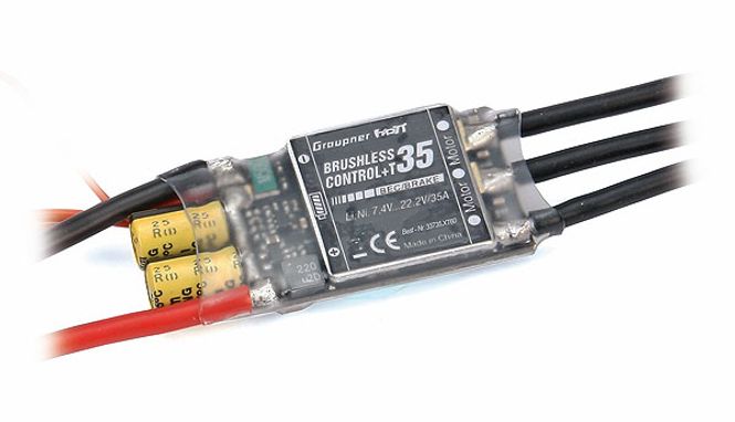 Hovedbilde Fartsregulator BL+T35 m/XT60 plugg